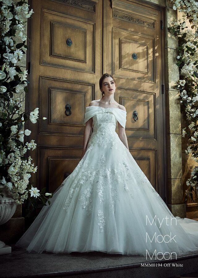 「Myth Mock Moon（ミスモックムーン）」新作ウェディングドレス MMM0194 offwhite
