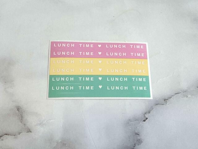 シートを止めるシール付き