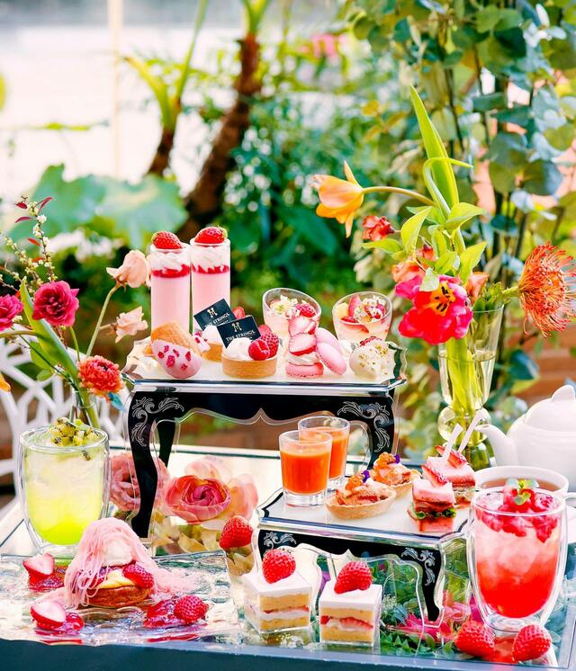 「メニューイメージ」＜2024年3月5日（火）～4月23日（火）＞【ザ ストリングス 表参道ストロベリーガーデン アフタヌーンティー】