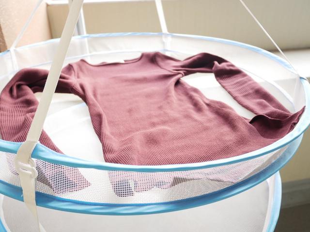 ダイヤ　折りたたみいろいろ物干しネット・2段