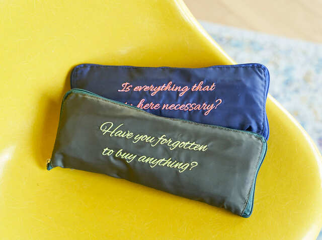 「たためる大きなかばん」折りたたむととってもコンパクト