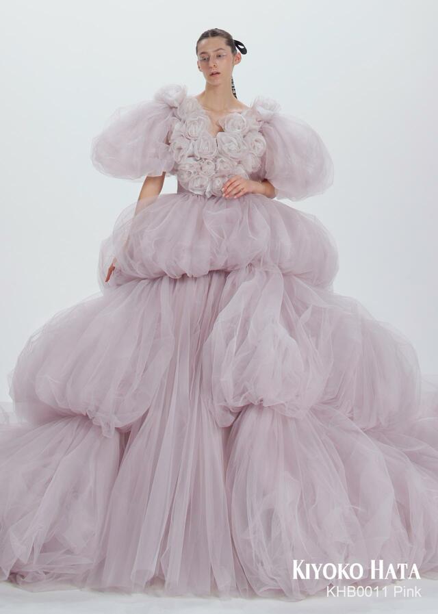 「KIYOKO HATA」新作ウェディングドレス KHB0011_Pink