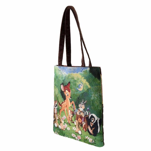 バンビ、とんすけ、フラワー トートバッグ Bambi 80years 3,960円