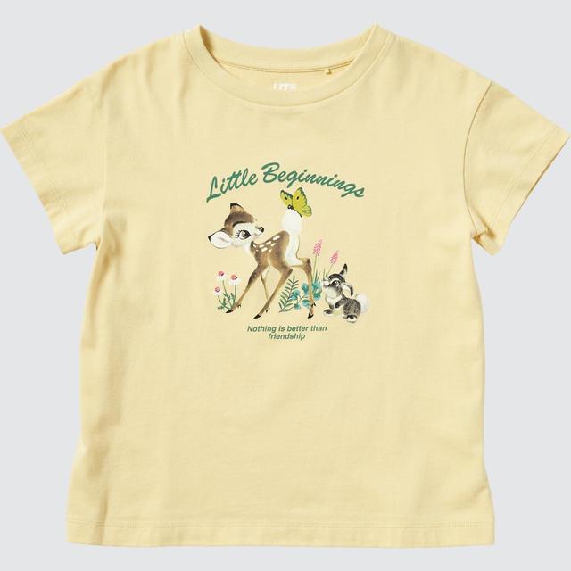 【ユニクロ】GIRLS ディズニー・メモリーズ UT グラフィックTシャツ（半袖） 990円