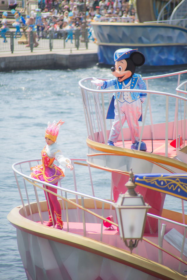 オチェーアノ コースメニュー時のテラスからのクリスタル・ウィッシュ・ジャーニー