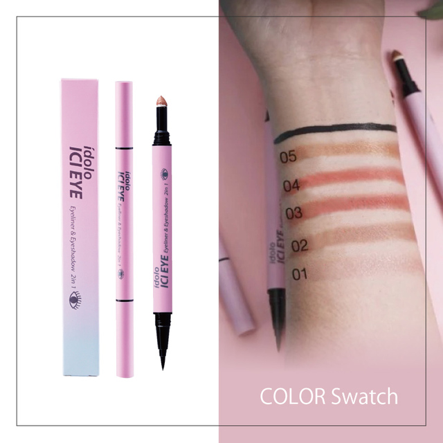 「idolo(イドロ)」MISTINE　IDOLO　ICI　EYE　アイライナーアンドアイシャドウ