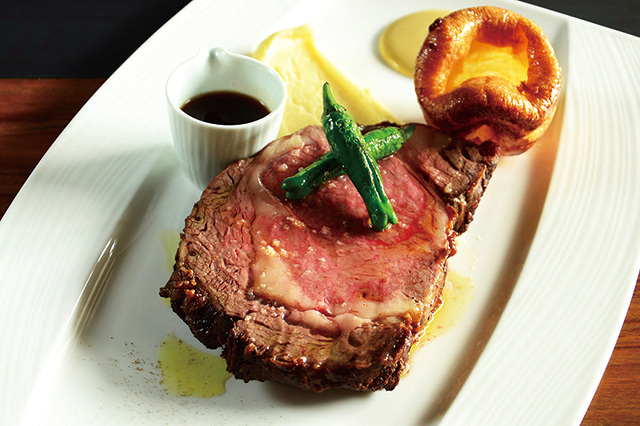 ブランチセットのローストビーフ+選べる前菜1品（週末限定） 4300円〜（サ別）｜RUBY JACK’S Steakhouse & Bar