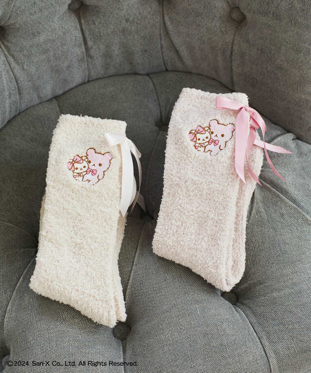 【「Maison de FLEUR×コリラックマ」コラボコレクション】「コリラックマ ルームソックス」2,700円