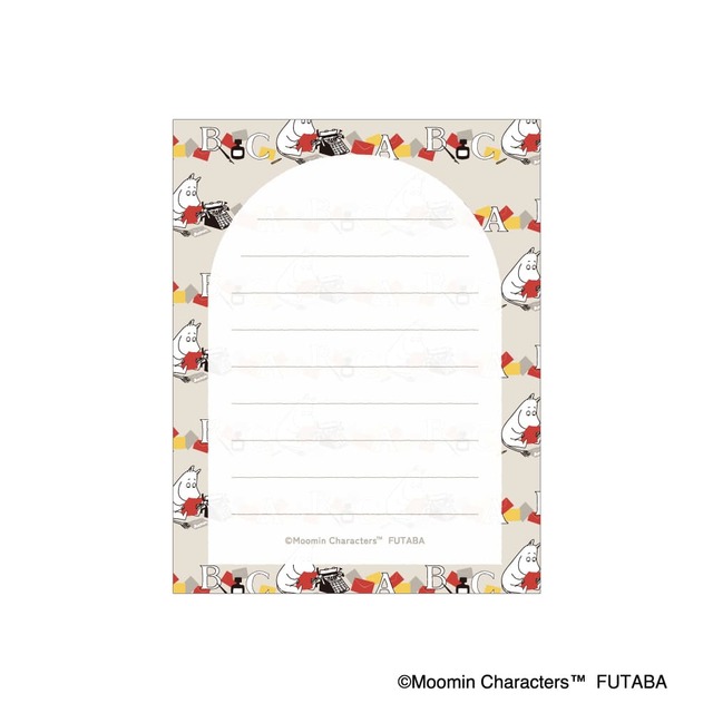 【ムーミン／ムーミン限定アートグッズ】「メモパッド」落ち着いたカラーリングで使いやすそう