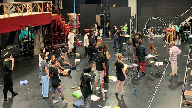 ミュージカル『ピピン』稽古の様子