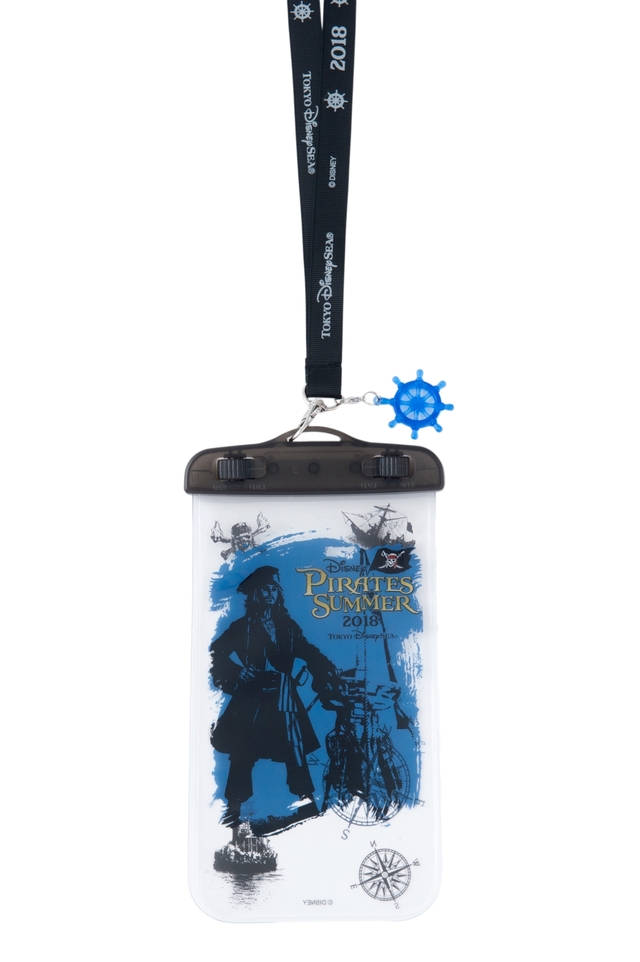 スマートフォンケース ¥1,900 ※縦約22×横約11.5cm、（ヒモ部分を含んだ全長）65.5cm｜東京ディズニーシー「ディズニー・パイレーツ・サマー」2018年