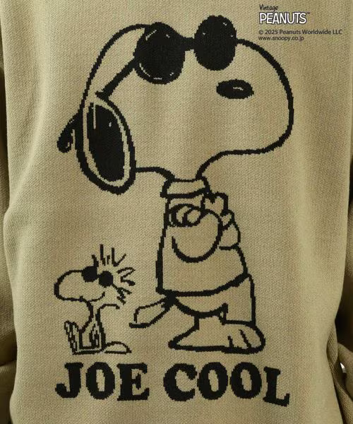 【BAYFLOW×PEANUTSコラボ人気ランキング 1位】「【PEANUTS×BAYFLOW】ピーナッツアソートニット」7,990円（税込）