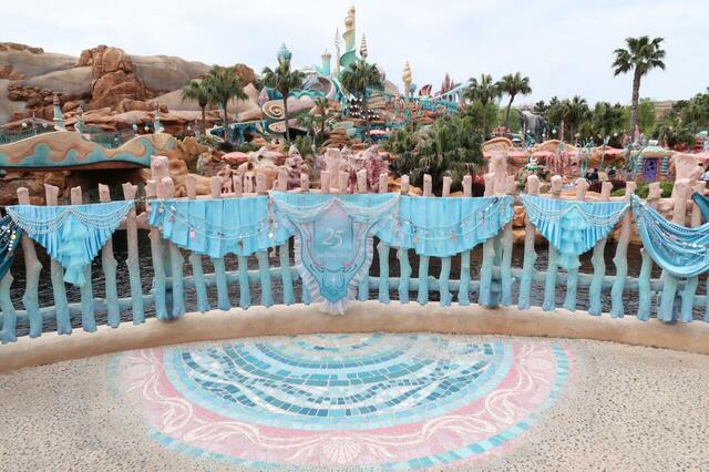 東京ディズニーシー25周年「スパークリング・ジュビリー」デコレーション