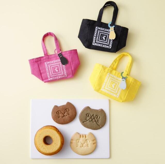 「紀ノ国屋 ねこミニスイーツバッグ(クロネコ/トラネコ/ハチワレ)」<価格:842円(税込)>【【紀ノ国屋】猫好きさんにはたまらない!心ときめく「ねこのスイーツポーチ」が勢揃い!店舗&オンラインストアで販売スタート!】