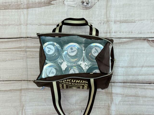 550mlのペットボトルが6本入る大きさ！