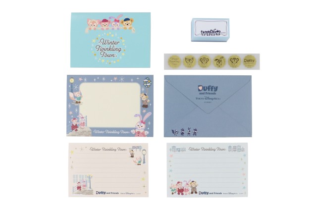「 ダッフィー＆フレンズのウィンター・トゥインクリング・タウン」レターセット