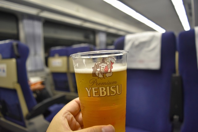 ヱビスガールからもらった一杯