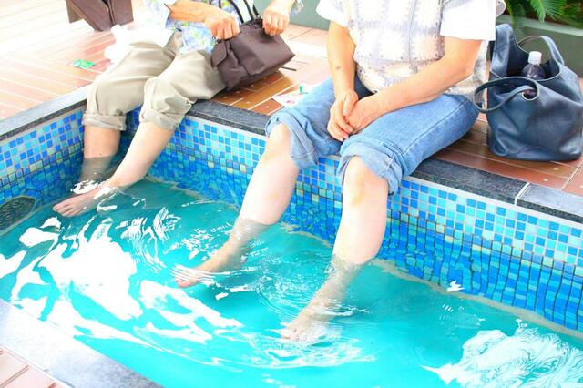 【こんにゃくパーク】足湯