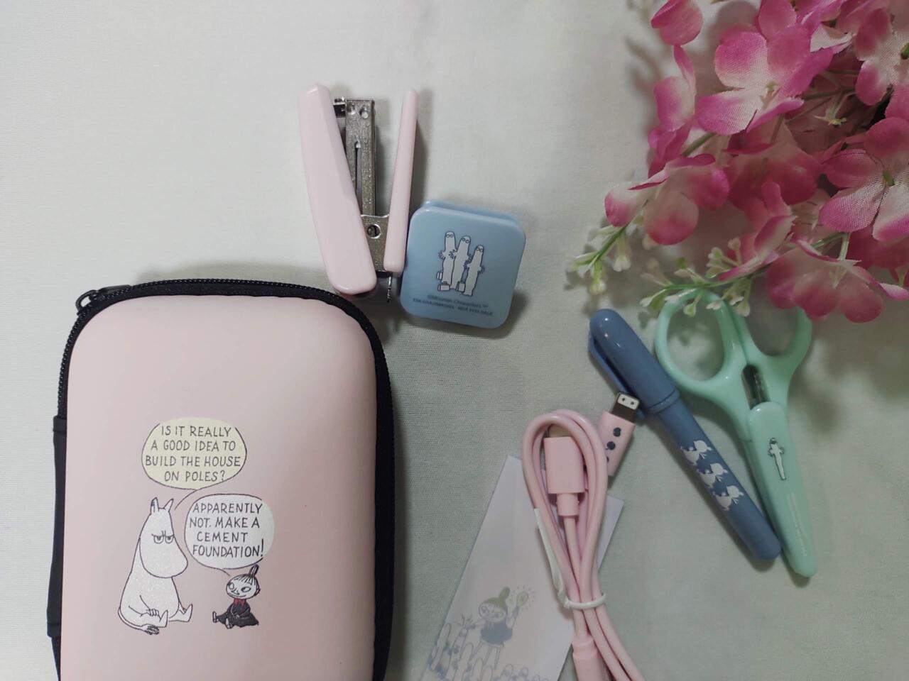 ムーミン付録】リトルミイもいるよ♪便利に使えるケース＆ミニミニ文具