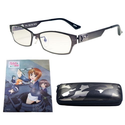 IV号D型をモチーフにデザインされた「ガルパン」オリジナル眼鏡