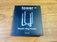 【tower　ポリ袋エコホルダー】グラススタンドや卓上ゴミ箱として重宝！