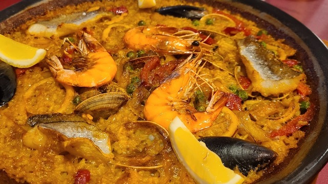 海の恵みのシーフード　パエリャ - 志摩スペイン村