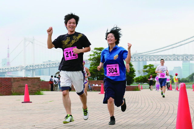 海沿いを気持ちよく走る！ 「東北復興を忘れない」お台場FUNラン