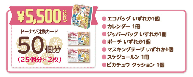 ミスド福袋 5,500円（税込）