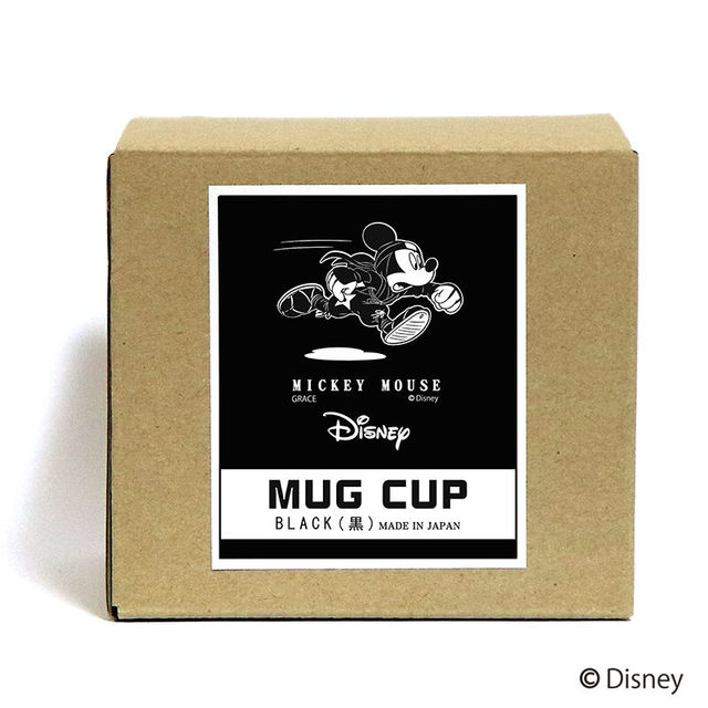 MICKEYデザイン マグカップ/RUN（ブラック）