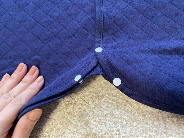 cotta cotta(コッタコッタ)キルトルームウェア／股下にボタンがついているのはSサイズ(0歳〜3歳用のみ)