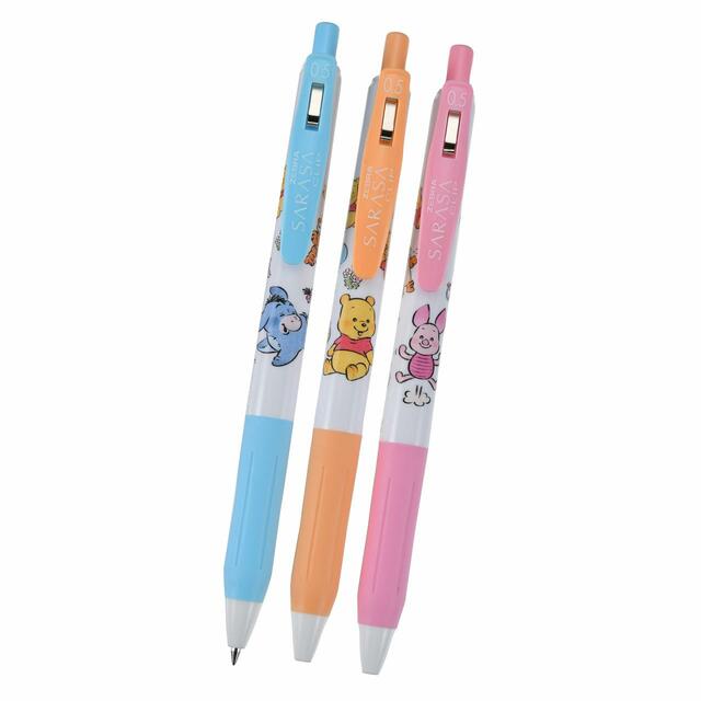 プー&フレンズ サラサクリップ 0.5 ジェルボールペン セット Illustrated by Lommy 900円