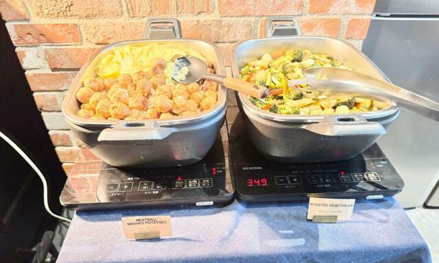 【BUNDOZA】温かいメニューが用意されているのも嬉しいですね