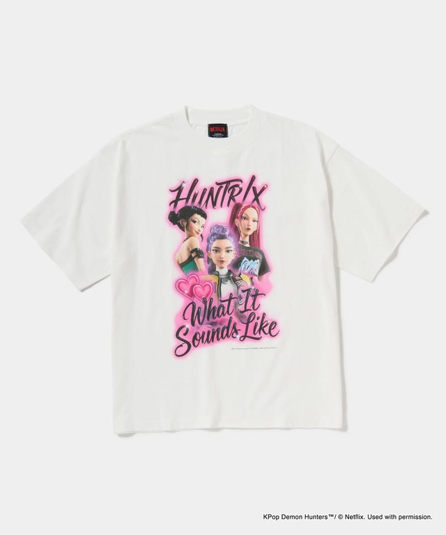 【Netflix POP-UP STORE 2026GW】『KPOPガールズ! デーモン・ハンターズ』What It Sounds Like Tee／Size S-XL／Price￥7,700