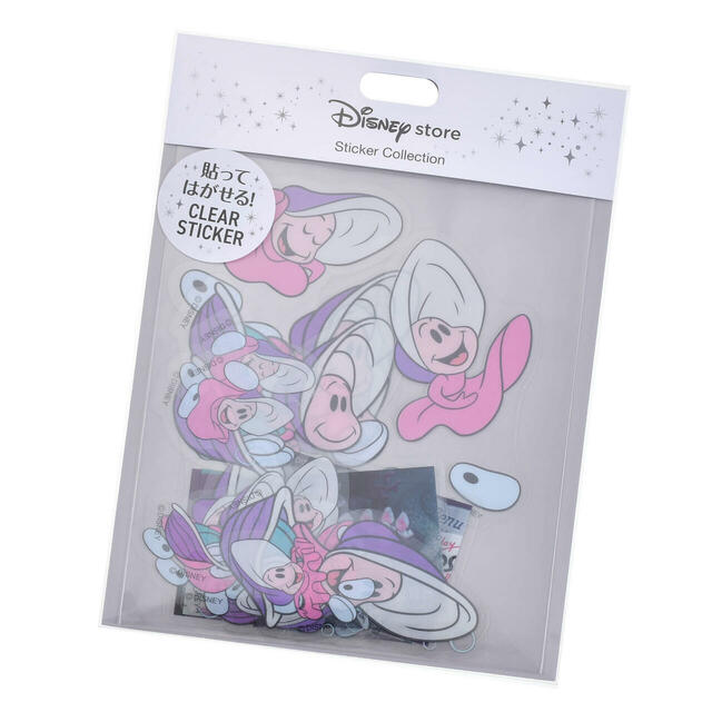 ヤングオイスター＆おばあさんカキ、セイウチ シール・ステッカー クリア 貼ってはがせる Sticker Collection ヤングオイスター 700円