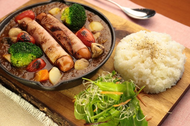 キャンプソーセージカレー 