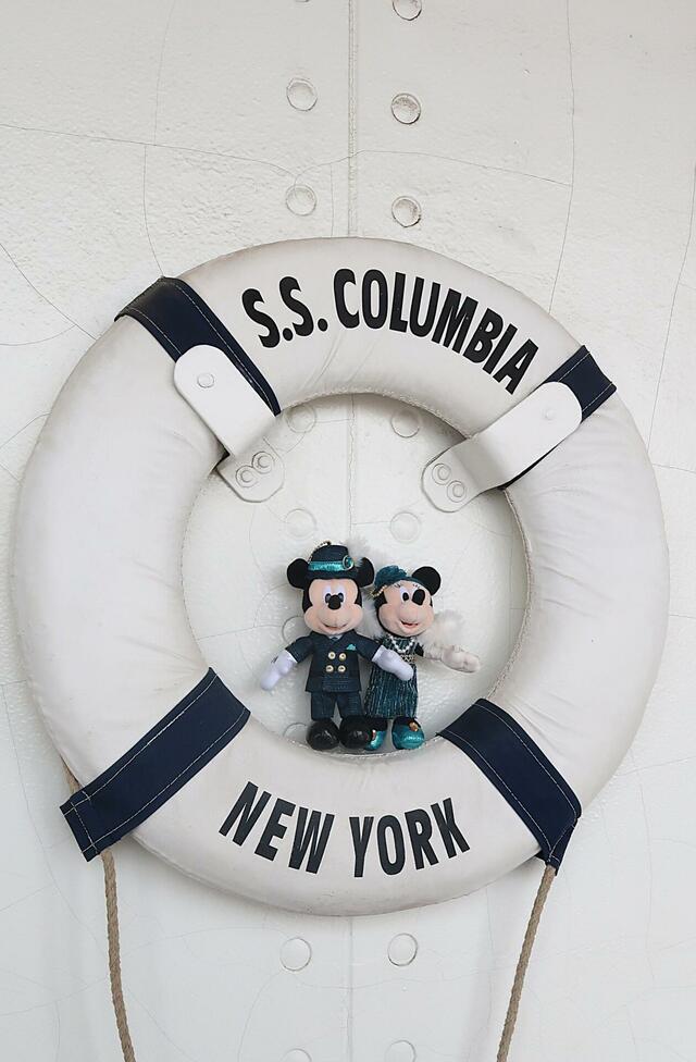 S.S.コロンビア号「ジュビリーガラ」ぬいぐるみバッジセット　貸し切りなので写真撮影もゆったり
