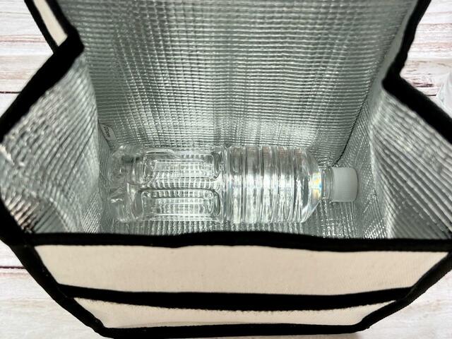 【otonaMUSE（オトナミューズ）7月号増刊】500mlペットボトルを横に入れた場合、幅がぴったり！