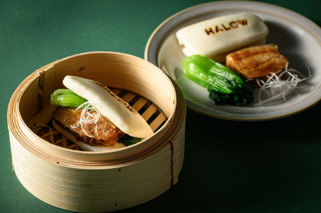 「HALOWバーガー」＜期間：2025年8月6日＞ 【【1日限定】5段重ねの「HALOW蒸籠タワー」登場！2025年8月6日に一夜限りのディナーブッフェ開催！】