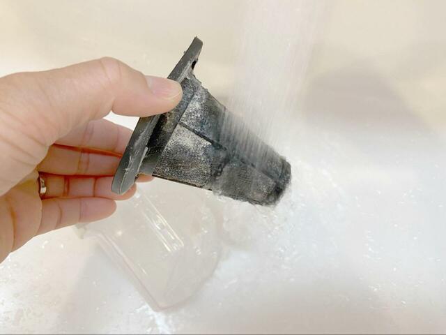 【アイリスオーヤマ 布団クリーナーハイパワー】ダストカップやフィルターセットは水洗いOK◎