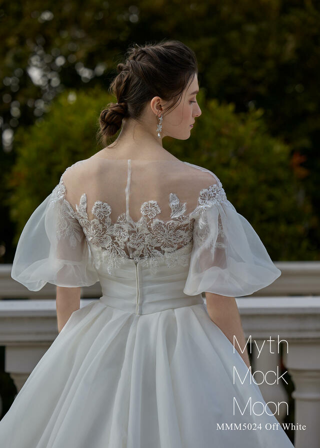 【クラウディア】Myth Mock Moon(ミスモックムーン)新作ウェディングドレス｜MMM5024_OffWhite