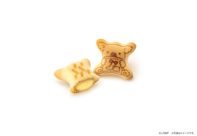 発酵バターを使用した香ばしいビスケットが特徴