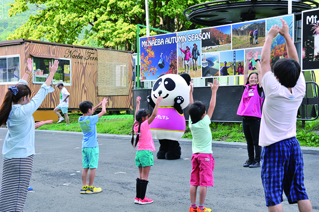 苗場サマーパーク パンダルマンラジオ体操