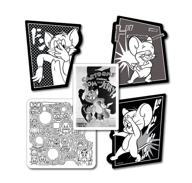 【トムとジェリー Happyくじ】G賞 ステッカーセット［全7種］