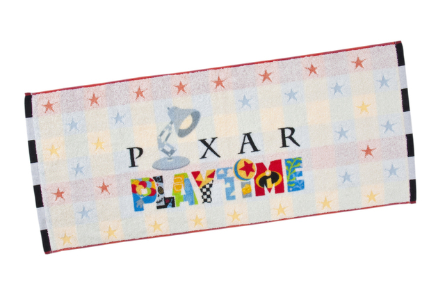 フェイスタオル 1,500円｜縦約34×横約80cm｜販売店舗「エンポーリオ」｜東京ディズニーシー「ピクサー・プレイタイム」スペシャルグッズ