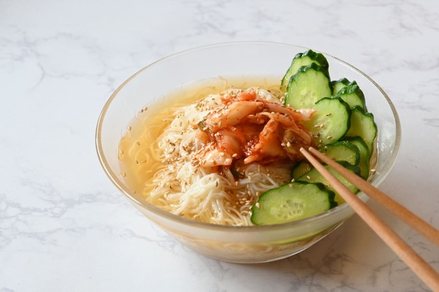 【冷麺風そうめん】さっぱりとした夏にぴったりのお味♪