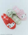 【MY MELODY】ニットスリッパ（全3色）各5,940円／ふっくらとボリューミーなニットスリッパ