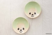 【MASHICO 豆皿 モンチッチ】ミントグリーン（直径約90mm×高さ約20mm）1,760円