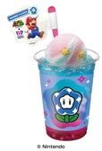 「ワンダーフラワー クラッシュソーダ」＜価格：¥750＞【【サーティワン】マリオの無敵アイテム「スーパースター」がアイスになった！「ルイージのデコケーキ」にはチョコのテレサ付き！】