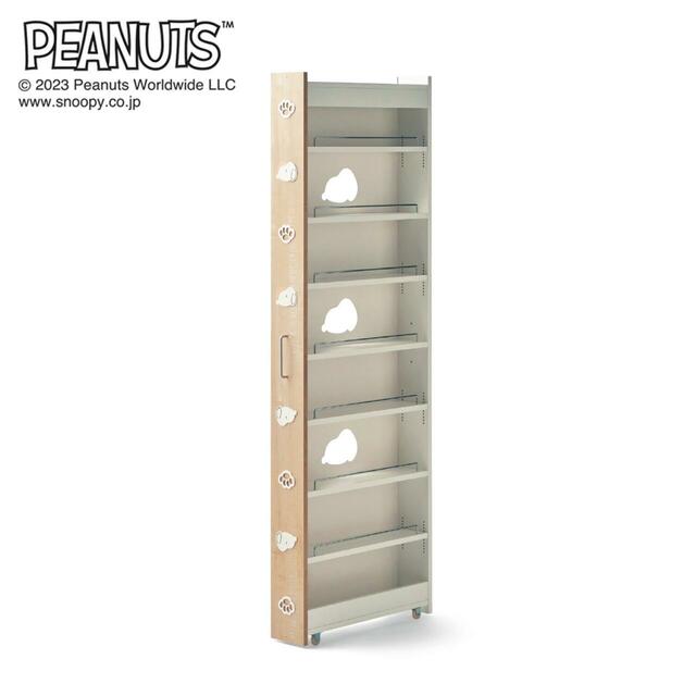 【ベルメゾン】リバーシブルキッチン隙間ワゴン「スヌーピー」｜￥26,900 （税込）　© 2024 Peanuts Worldwide LLC