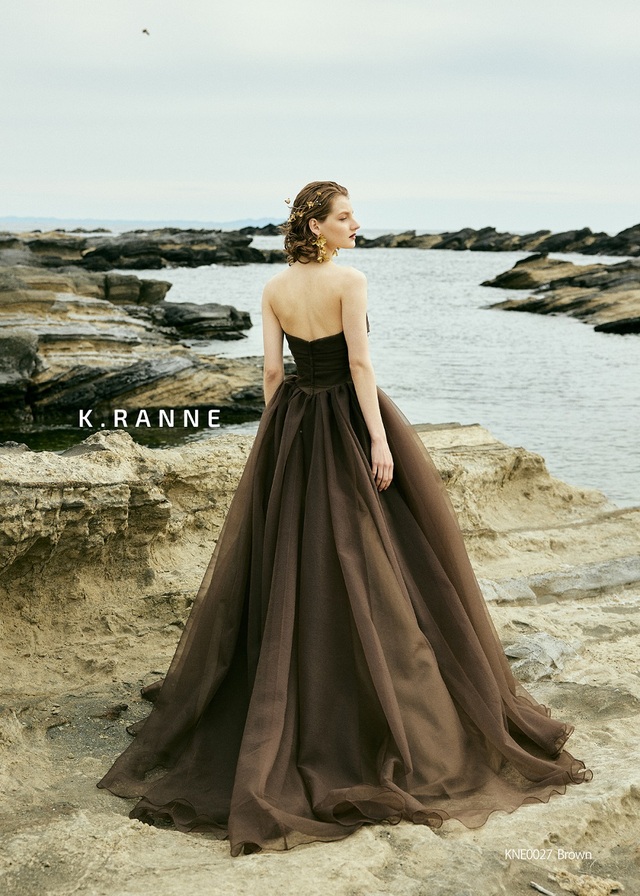 「K.RANNE-クランネ-」新作ウェディングドレス KNE0027_Brown